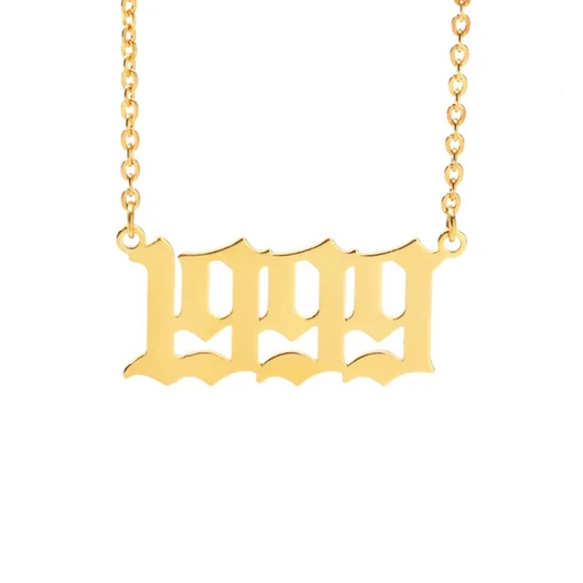 Birth-Year Necklace