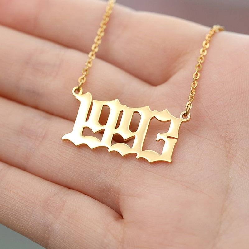 Birth-Year Necklace