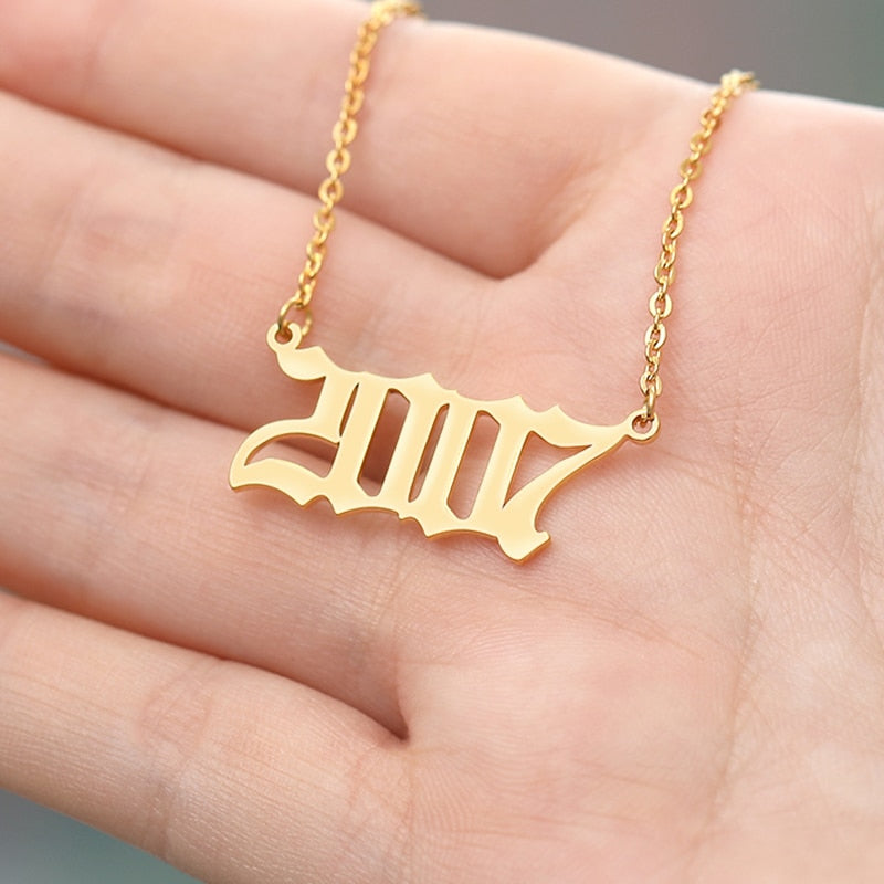 Birth-Year Necklace